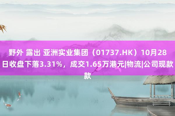 野外 露出 亚洲实业集团（01737.HK）10月28日收盘下落3.31%，成交1.65万港元|物流|公司现款